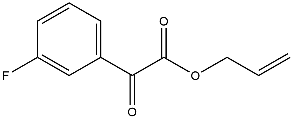 2-Propen-1-yl 3-fluoro-α-oxobenzeneacetate Structure