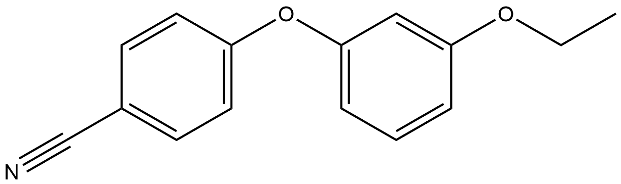 4-(3-Ethoxyphenoxy)benzonitrile Structure