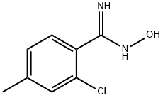 2-Chloro-N-hydroxy-4-methylbenzenecarboximidamide Structure