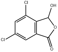 1(3H)-Isobenzofuranone, 4,6-dichloro-3-hydroxy- Structure