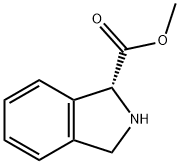 1H-Isoindole-1-carboxylic acid, 2,3-dihydro-, methyl ester, (1R)- Structure