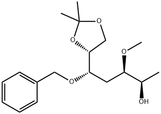 D-altro-Heptitol, 1,4-dideoxy-3-O-methyl-6,7-O-(1-methylethylidene)-5-O-(phenylmethyl)- Structure