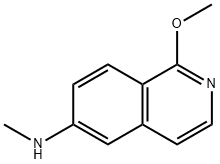 1-Methoxy-N-methylisoquinolin-6-amine Structure