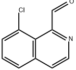 8-chloroisoquinoline-1-carbaldehyde 구조식 이미지