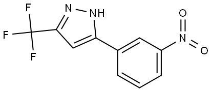 5-(3-nitrophenyl)-3-(trifluoromethyl)-1H-pyrazole Structure