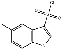 1H-Indole-3-sulfonyl chloride, 5-methyl- Structure