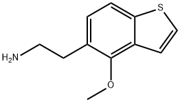 2-(4-methoxy-1-benzothiophen-5-yl)ethan-1-amine hydrochloride Structure