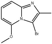 3-bromo-5-methoxy-2-methylimidazo[1,2-a]pyridine Structure