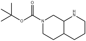 tert-butyl
decahydro-1,7-naphthyridine-7-carboxylate Structure