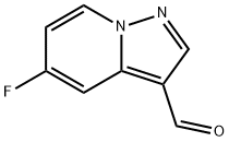 Pyrazolo[1,5-a]pyridine-3-carboxaldehyde, 5-fluoro- 구조식 이미지
