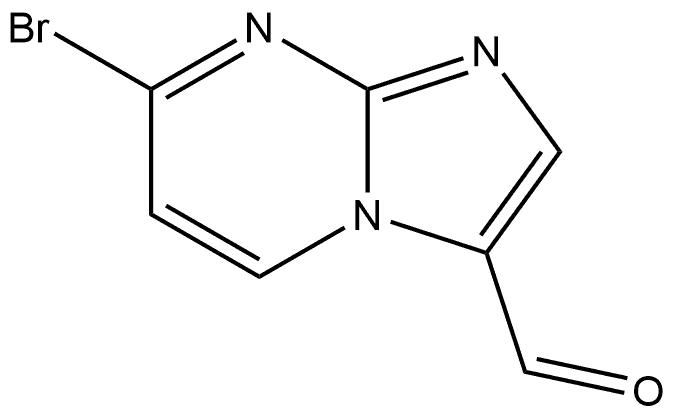 7-bromoimidazo[1,2-a]pyrimidine-3-carbaldehyde Structure
