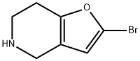 2-Bromo-4,5,6,7-tetrahydrofuro[3,2-c]pyridine 구조식 이미지