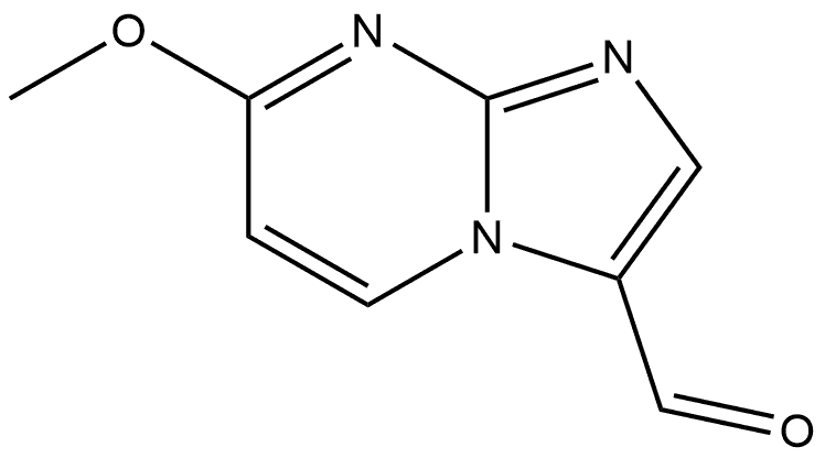 7-methoxyimidazo[1,2-a]pyrimidine-3-carbaldehyde Structure