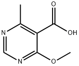 4-methoxy-6-methylpyrimidine-5-carboxylic acid Structure