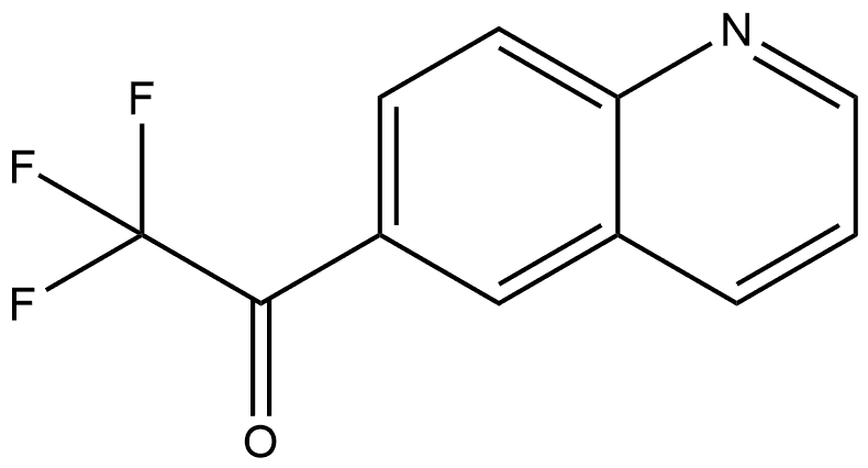 2,2,2-Trifluoro-1-(quinolin-6-yl)ethanone 구조식 이미지