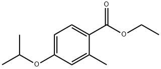 Ethyl 4-isopropoxy-2-methylbenzoate Structure