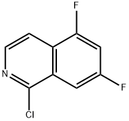 1-chloro-5,7-difluoroisoquinoline Structure