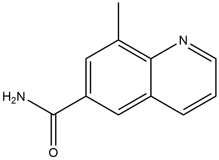 8-Methyl-6-quinolinecarboxamide Structure