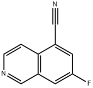 7-Fluoroisoquinoline-5-carbonitrile Structure