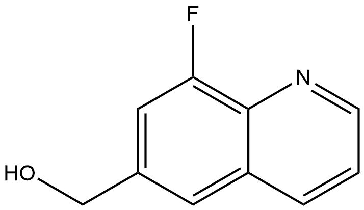 (8-fluoroquinolin-6-yl)methanol 구조식 이미지