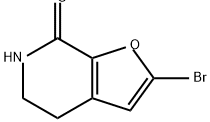 Furo[2,3-c]pyridin-7(4H)-one, 2-bromo-5,6-dihydro- 구조식 이미지