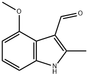 1H-Indole-3-carboxaldehyde, 4-methoxy-2-methyl- Structure