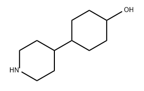 Cyclohexanol, 4-(4-piperidinyl)- Structure