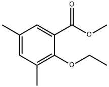 Methyl 2-ethoxy-3,5-dimethylbenzoate Structure