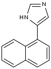 4-(naphthalen-1-yl)-1H-imidazole Structure