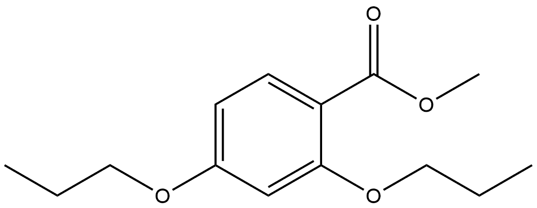 Methyl 2,4-dipropoxybenzoate Structure