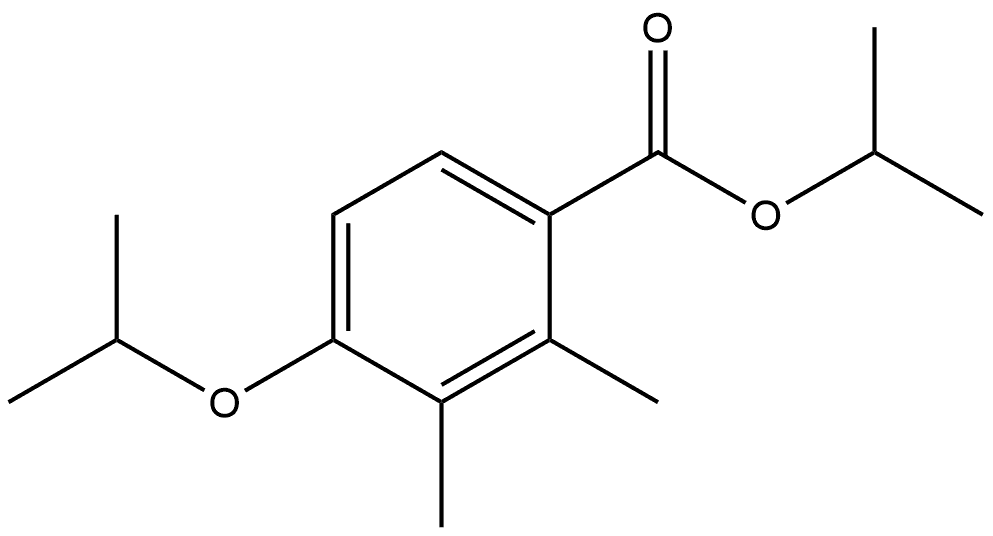 1-Methylethyl 2,3-dimethyl-4-(1-methylethoxy)benzoate Structure