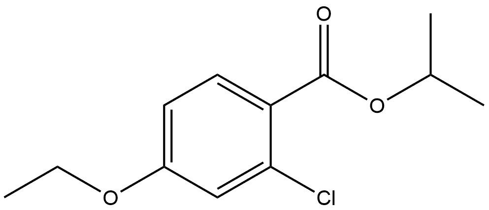 1-Methylethyl 2-chloro-4-ethoxybenzoate Structure