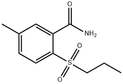 Benzamide, 5-methyl-2-(propylsulfonyl)- Structure