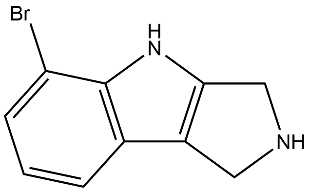 5-bromo-1,2,3,4-tetrahydropyrrolo[3,4-b]indole Structure