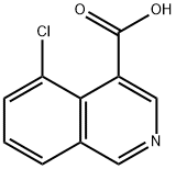 4-Isoquinolinecarboxylic acid, 5-chloro- Structure