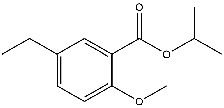 1-Methylethyl 5-ethyl-2-methoxybenzoate Structure