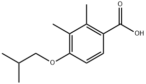 4-Isobutoxy-2,3-dimethylbenzoic acid Structure