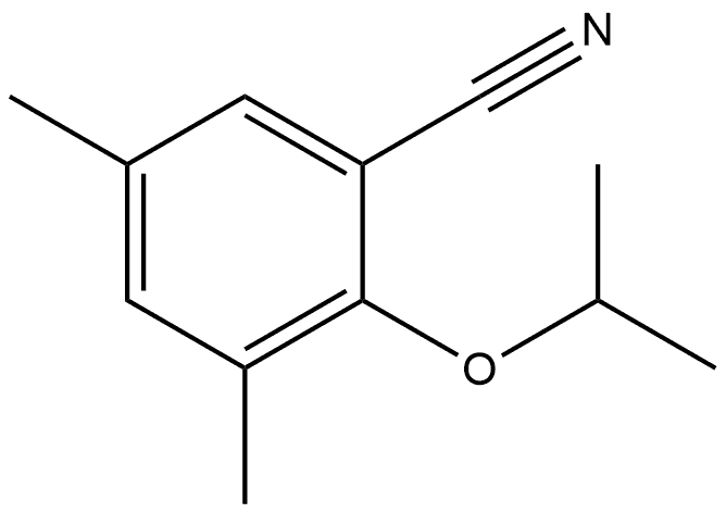 3,5-Dimethyl-2-(1-methylethoxy)benzonitrile Structure