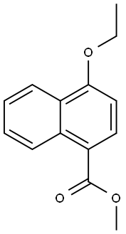 Methyl 4-ethoxy-1-naphthoate Structure