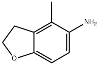 4-methyl-2,3-dihydro-1-benzofuran-5-amine 구조식 이미지