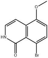 8-Bromo-5-methoxyisoquinolin-1(2H)-one 구조식 이미지
