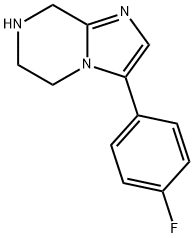 3-(4-Fluorophenyl)-5,6,7,8-tetrahydroimidazo[1,2-a]pyrazine Structure