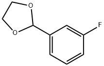 1,3-Dioxolane, 2-(3-fluorophenyl)- Structure