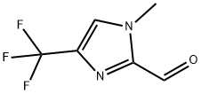 1-Methyl-4-(trifluoromethyl)-1H-imidazole-2-carboxaldehyde Structure