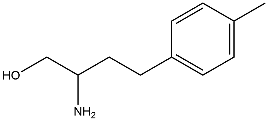 tert-butyl (1-hydroxy-4-(p-tolyl)butan-2-yl)carbamate Structure