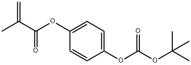 4-((tert-butoxycarbonyl)oxy)phenyl methacrylate Structure