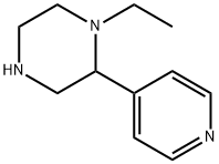 Piperazine, 1-ethyl-2-(4-pyridinyl)- Structure