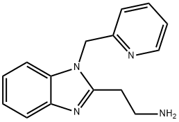 2-{1-[(pyridin-2-yl)methyl]-1H-1,3-benzodiazol-2-yl
}ethan-1-amine Structure