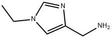 1H-Imidazole-4-methanamine, 1-ethyl- 구조식 이미지