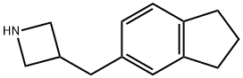 Azetidine, 3-[(2,3-dihydro-1H-inden-5-yl)methyl]- 구조식 이미지